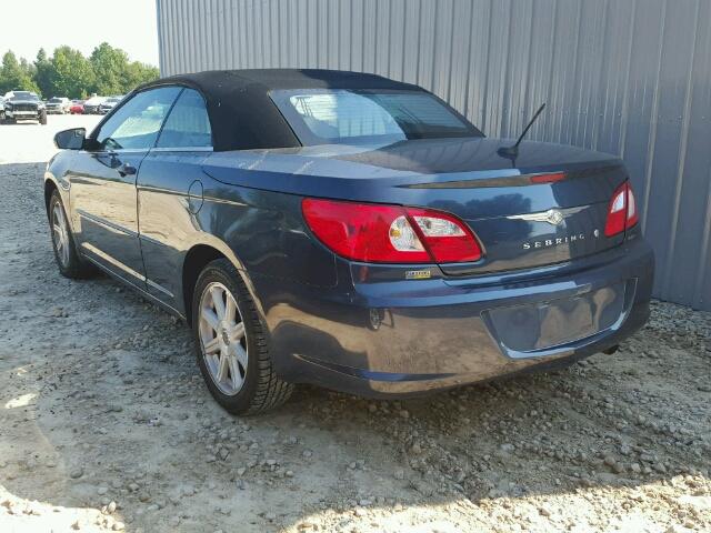 1C3LC55R38N196138 - 2008 CHRYSLER SEBRING TO BLUE photo 3