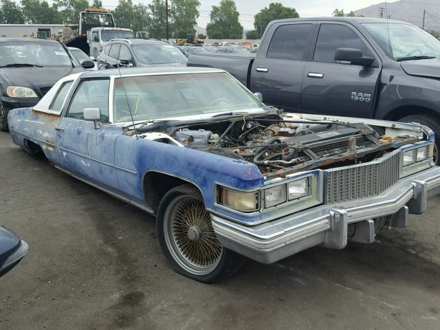 6D47S5Q199694 - 1975 CADILLAC CADILLAC BLUE photo 1