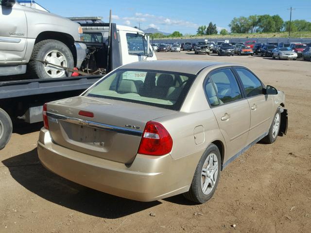1G1ZS58N58F128878 - 2008 CHEVROLET MALIBU LS 棕色 照片 4