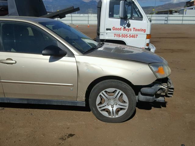 1G1ZS58N58F128878 - 2008 CHEVROLET MALIBU LS 棕色 照片 9