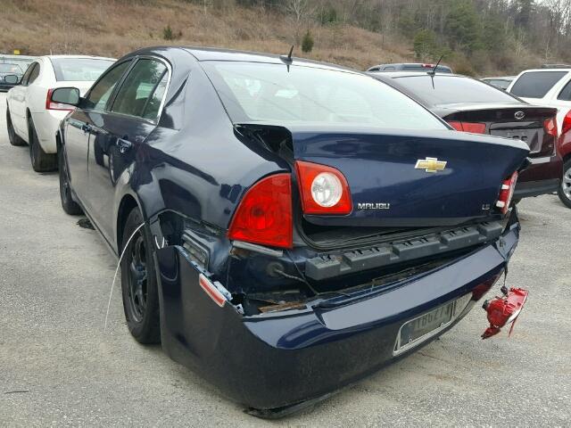 1G1ZG57B584267302 - 2008 CHEVROLET MALIBU LS BLUE photo 3