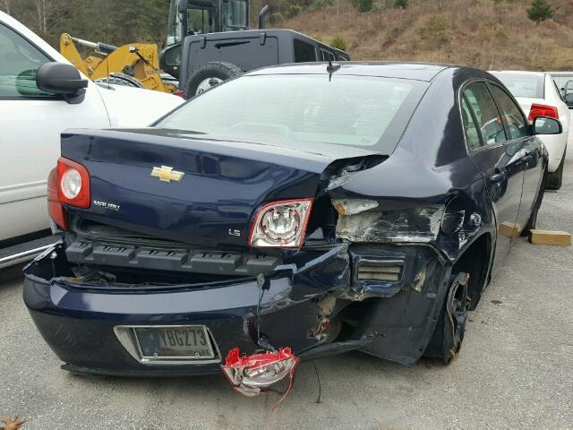 1G1ZG57B584267302 - 2008 CHEVROLET MALIBU LS ლურჯი ფოტო 4