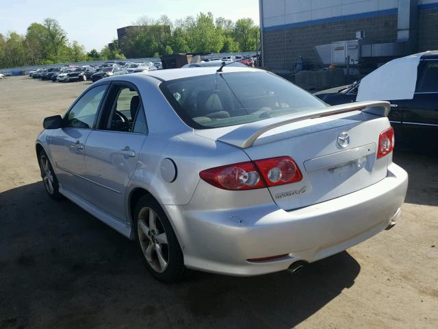 1YVFP80D545N85779 - 2004 MAZDA 6 S SILVER photo 3