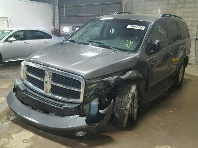 1D8HB58D44F172800 - 2004 DODGE DURANGO LI GRAY photo 2