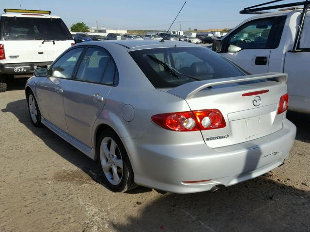 1YVHP84D545N55037 - 2004 MAZDA 6 S SILVER photo 3