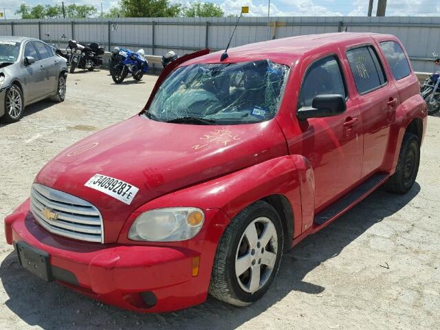 3GNCA13B99S503309 - 2009 CHEVROLET HHR LS RED photo 2