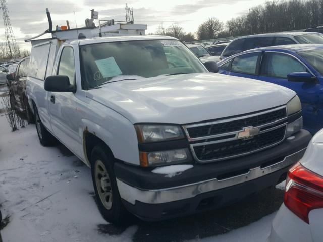 1GCEC14X87Z148946 - 2007 CHEVROLET SILVERADO WHITE photo 1