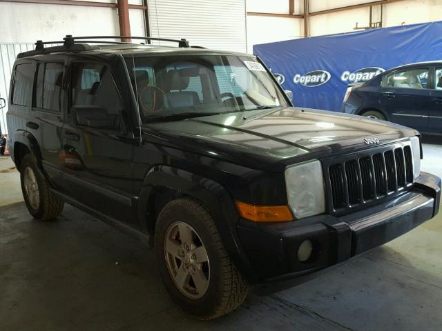 1J8HG48K66C337333 - 2006 JEEP COMMANDER BLACK photo 1