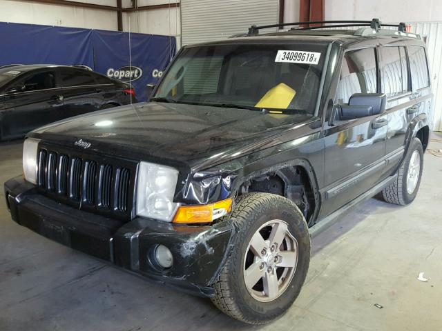 1J8HG48K66C337333 - 2006 JEEP COMMANDER BLACK photo 2