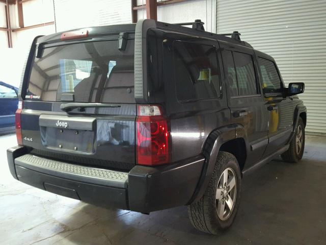 1J8HG48K66C337333 - 2006 JEEP COMMANDER BLACK photo 4