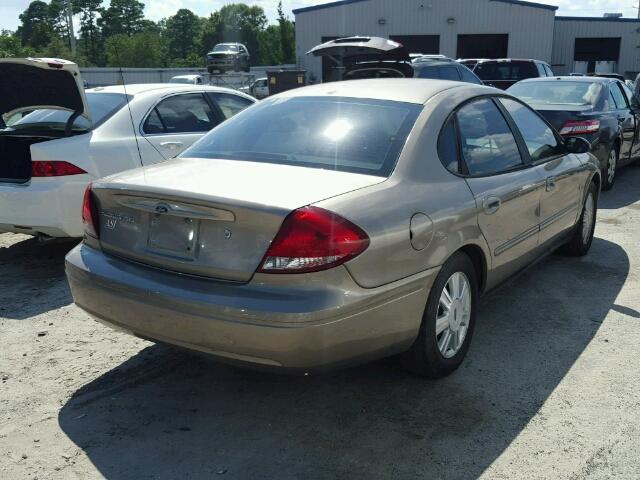 1FAFP56U85A189470 - 2005 FORD TAURUS SEL TAN photo 4