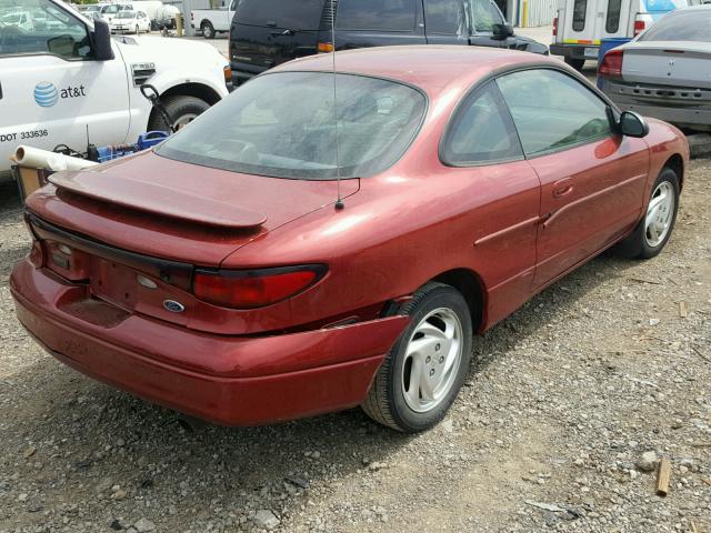 3FAFP11301R157927 - 2001 FORD ESCORT ZX2 RED photo 4