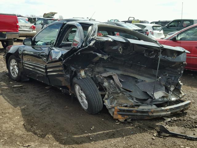 1G2NF52E51M578653 - 2001 PONTIAC GRAND AM S BLACK photo 3