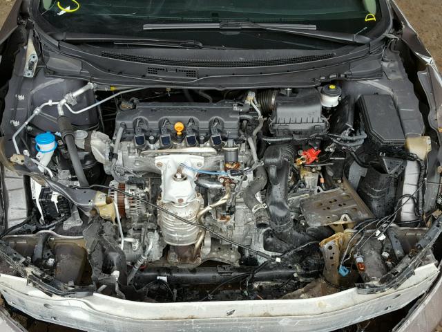 2HGFB2F97FH503472 - 2015 HONDA CIVIC EXL 棕色 照片 7