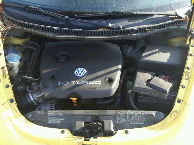3VWDD21C41M422004 - 2001 VOLKSWAGEN NEW BEETLE ყვითელი ფოტო 7