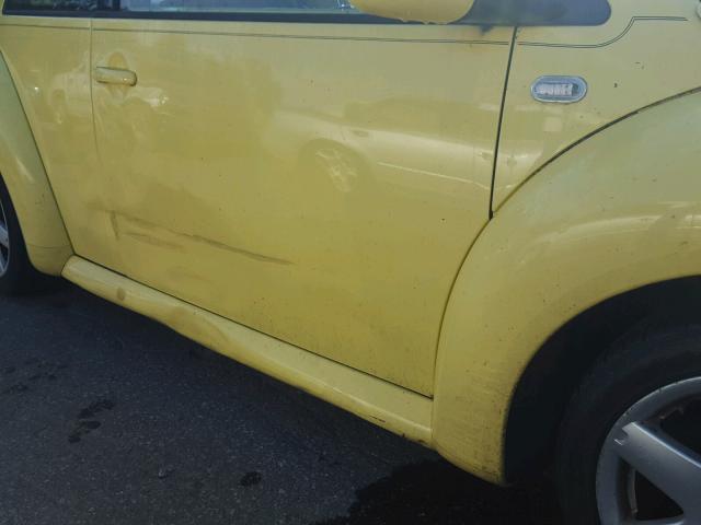 3VWDD21C41M422004 - 2001 VOLKSWAGEN NEW BEETLE ყვითელი ფოტო 9