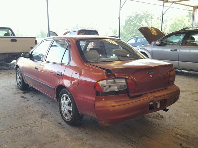 1Y1SK52801Z404122 - 2001 CHEVROLET GEO PRIZM 红色 照片 3