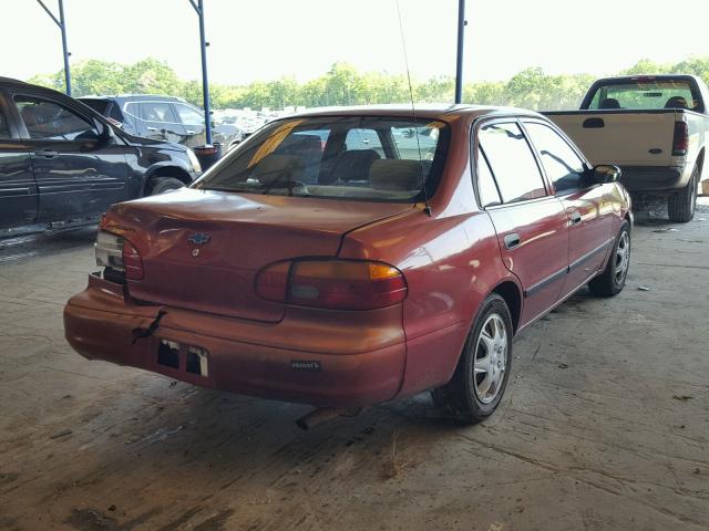 1Y1SK52801Z404122 - 2001 CHEVROLET GEO PRIZM 红色 照片 4