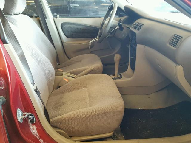 1Y1SK52801Z404122 - 2001 CHEVROLET GEO PRIZM 红色 照片 5