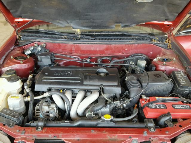 1Y1SK52801Z404122 - 2001 CHEVROLET GEO PRIZM 红色 照片 7