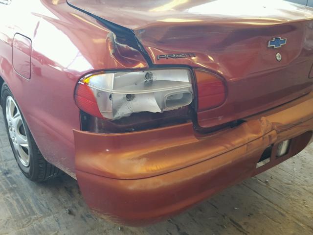 1Y1SK52801Z404122 - 2001 CHEVROLET GEO PRIZM 红色 照片 9
