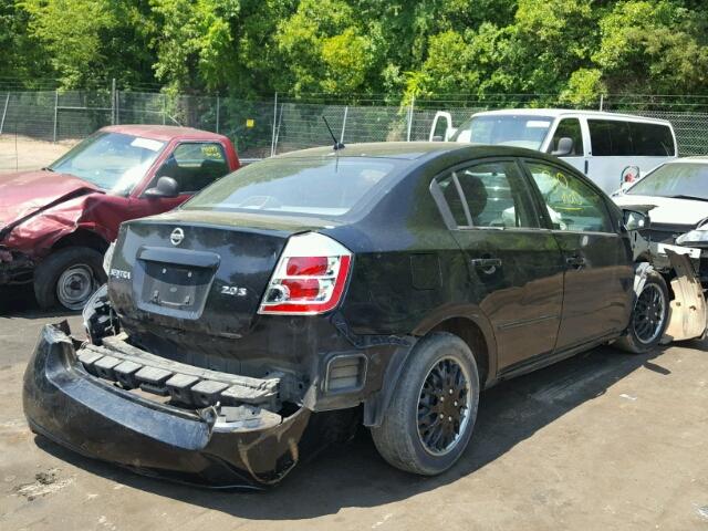 3N1AB61E07L618494 - 2007 NISSAN SENTRA 2.0 BLACK photo 4