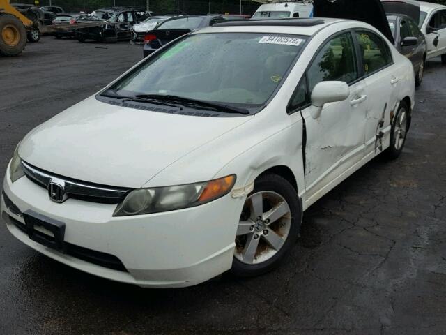 1HGFA16958L020856 - 2008 HONDA CIVIC EXL თეთრი ფოტო 2