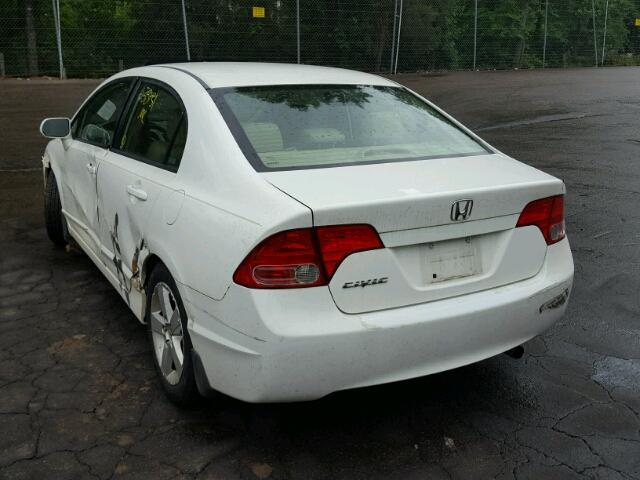 1HGFA16958L020856 - 2008 HONDA CIVIC EXL თეთრი ფოტო 3