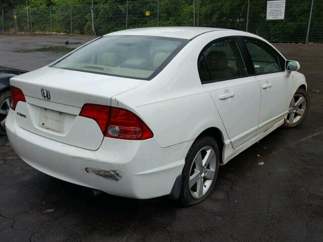 1HGFA16958L020856 - 2008 HONDA CIVIC EXL თეთრი ფოტო 4