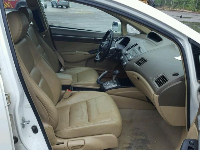 1HGFA16958L020856 - 2008 HONDA CIVIC EXL თეთრი ფოტო 5