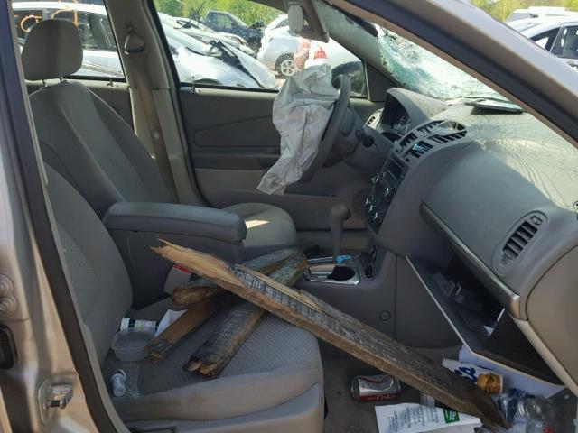 1G1ZS58F87F202172 - 2007 CHEVROLET MALIBU LS ვერცხლისფერი ფოტო 5