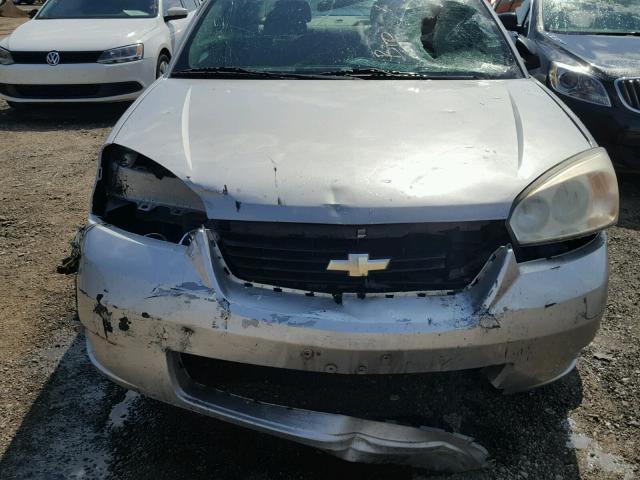 1G1ZS58F87F202172 - 2007 CHEVROLET MALIBU LS ვერცხლისფერი ფოტო 9