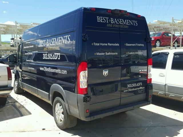 3C6TRVDG4HE531025 - 2017 RAM PROMASTER 蓝色 照片 3