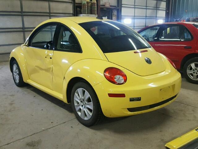 3VWPW31C99M501077 - 2009 VOLKSWAGEN NEW BEETLE 黄色 照片 3