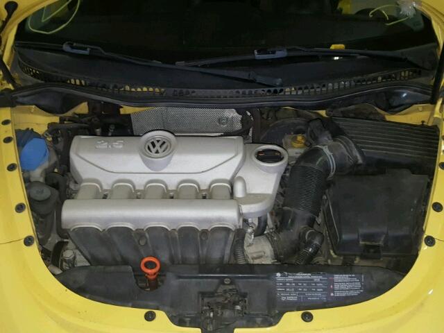 3VWPW31C99M501077 - 2009 VOLKSWAGEN NEW BEETLE 黄色 照片 7