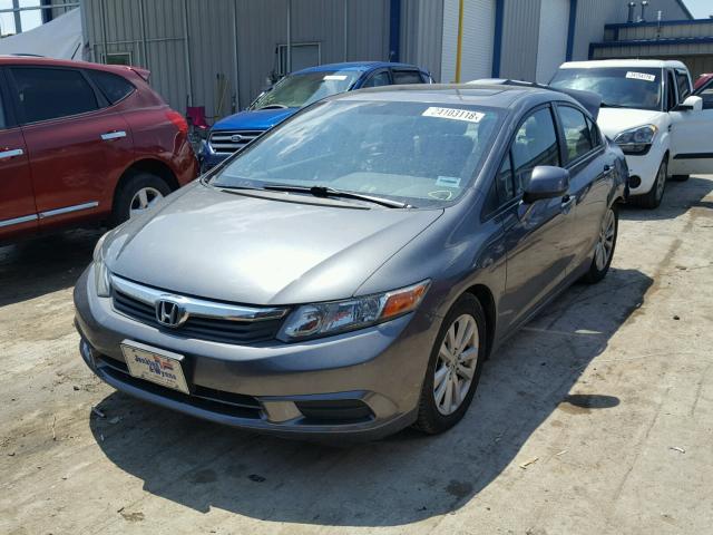 19XFB2F97CE034597 - 2012 HONDA CIVIC EXL გრაფიტი ფოტო 2