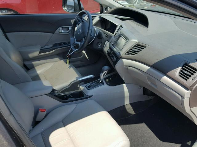 19XFB2F97CE034597 - 2012 HONDA CIVIC EXL გრაფიტი ფოტო 5