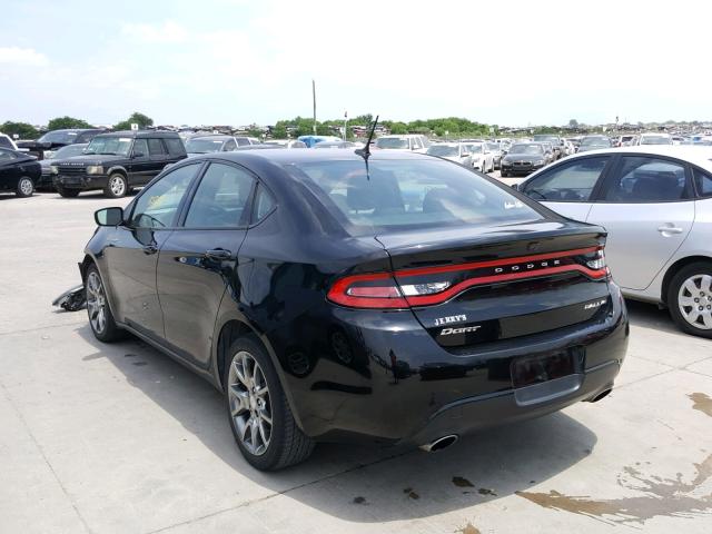 1C3CDFBBXFD201333 - 2015 DODGE DART SXT BLACK photo 3