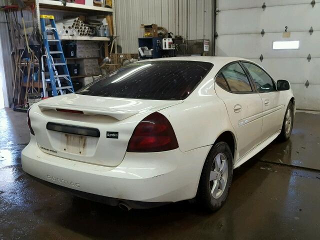 2G2WP552981115620 - 2008 PONTIAC GRAND PRIX WHITE photo 4