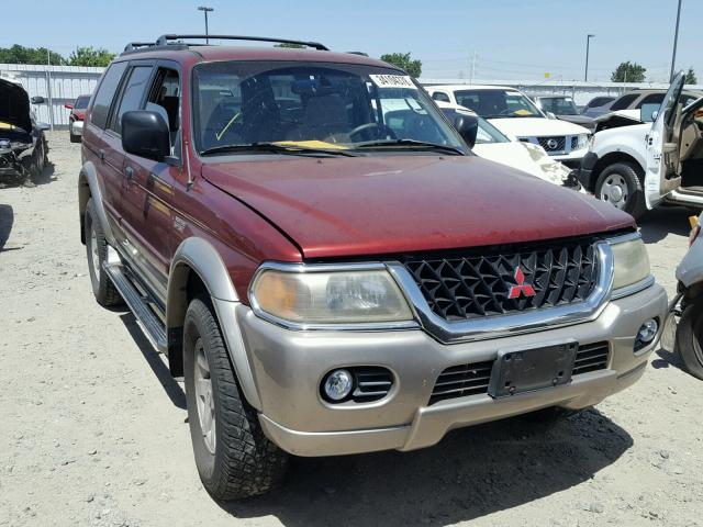 JA4MT31H1YP046738 - 2000 MITSUBISHI MONTERO SP MAROON photo 1