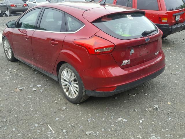 1FADP3N23FL354701 - 2015 FORD FOCUS TITA RED photo 3