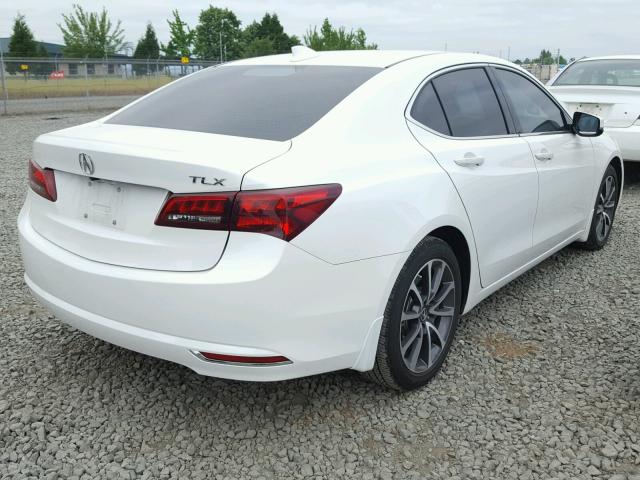 19UUB2F53GA005368 - 2016 ACURA TLX TECH WHITE photo 4