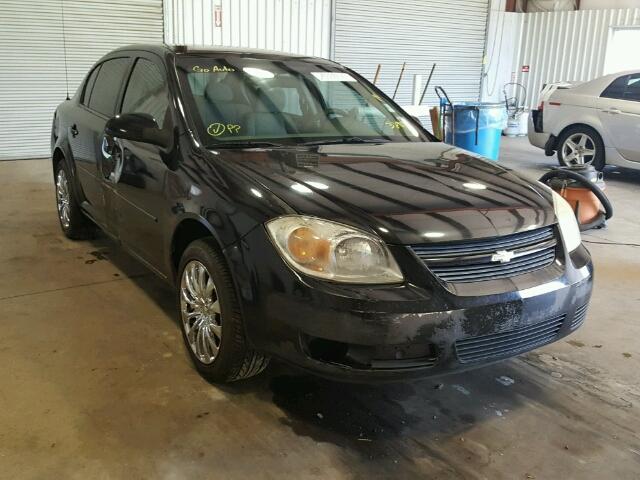 1G1AL55F977329179 - 2007 CHEVROLET COBALT LT BLACK photo 1