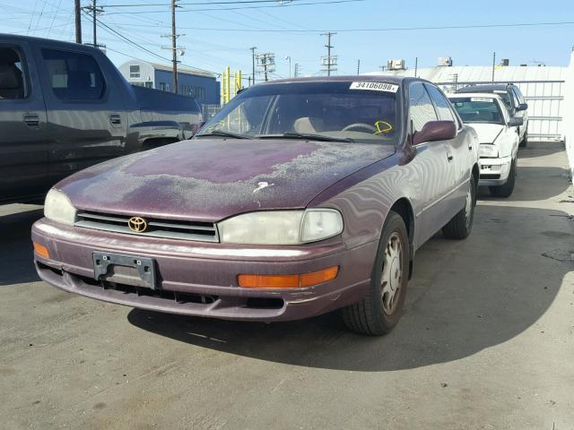 JT2VK13E2P0227142 - 1993 TOYOTA CAMRY XLE BURGUNDY photo 2