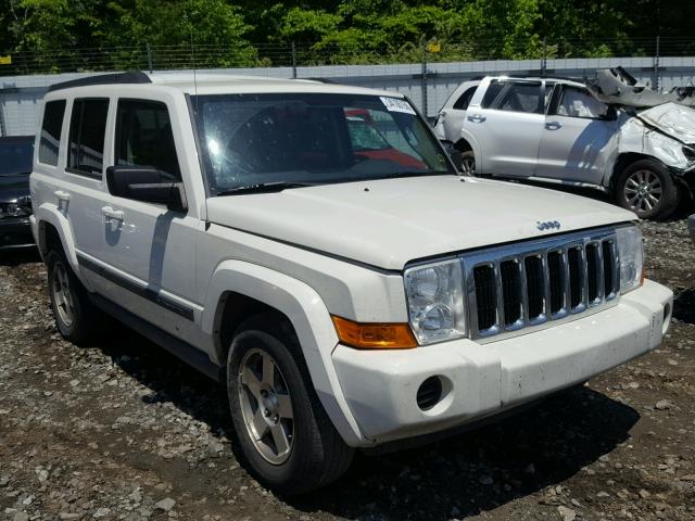 1J8HH48K09C547797 - 2009 JEEP COMMANDER WHITE photo 1