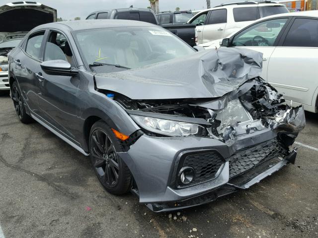 SHHFK7H47JU411675 - 2018 HONDA CIVIC SPOR GRAY photo 1