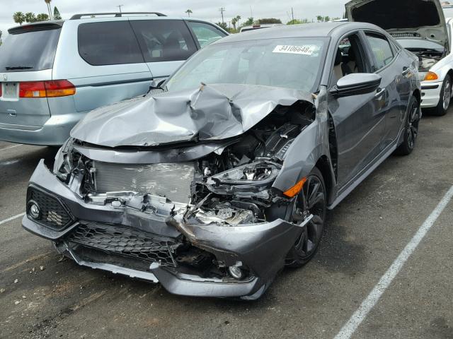 SHHFK7H47JU411675 - 2018 HONDA CIVIC SPOR GRAY photo 2