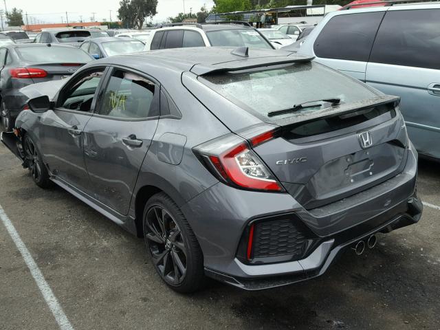 SHHFK7H47JU411675 - 2018 HONDA CIVIC SPOR GRAY photo 3