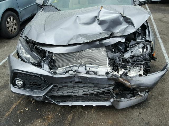 SHHFK7H47JU411675 - 2018 HONDA CIVIC SPOR GRAY photo 7