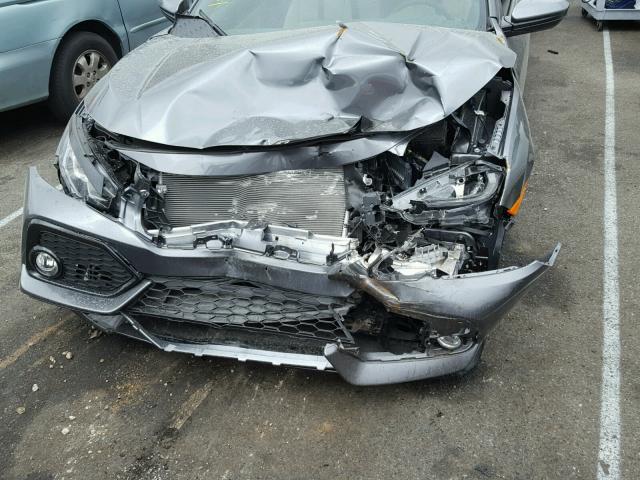 SHHFK7H47JU411675 - 2018 HONDA CIVIC SPOR GRAY photo 9